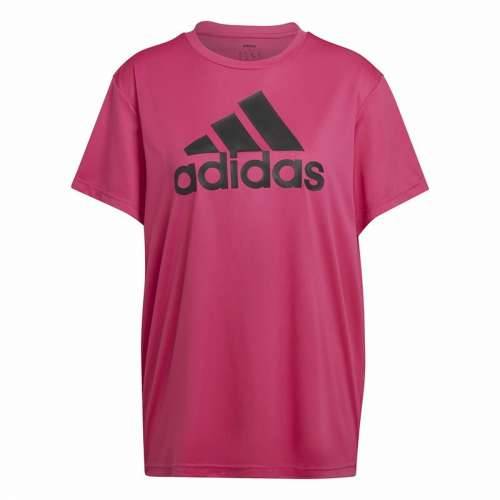 Ženska Majica Kratkih Rukava Adidas Boyfriend Sport Tamnoružičasta Cijena
