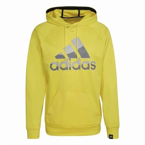 Muška Majica s Kapuljačom Adidas  Game and Go Big Logo Rumena Cijena