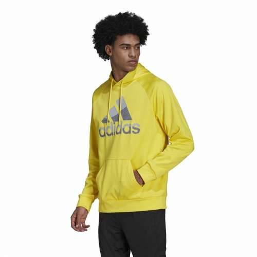 Muška Majica s Kapuljačom Adidas  Game and Go Big Logo Rumena Cijena