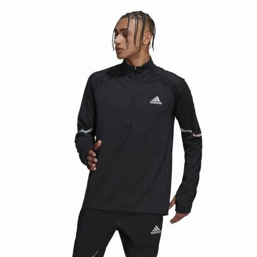 Muška Majica bez Kapuljače Adidas Fast 1/2 Zip Crna Cijena