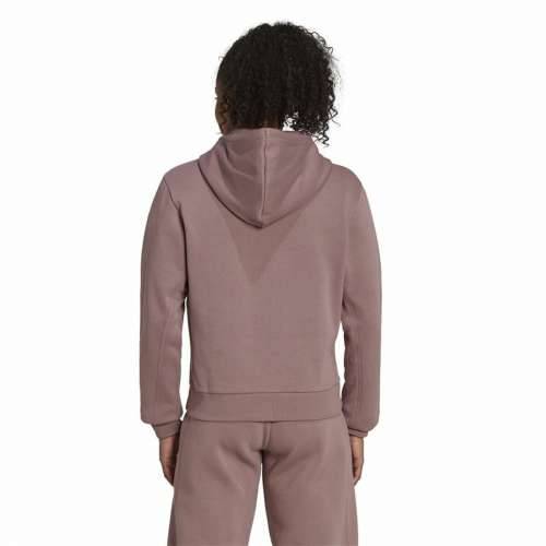 Ženska Majica s Kapuljačom i Patentnim Zatvaračem Adidas ALL SZN Fleece Kava Cijena