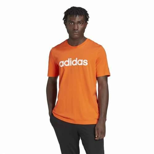 Muška Majica Kratkih Rukava Adidas  Essentials Embroidered Linear Oranžna Cijena