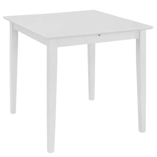 Produživi blagovaonski stol bijeli (80 - 120) x 80 x 74 cm MDF Bijela 1 Cijena