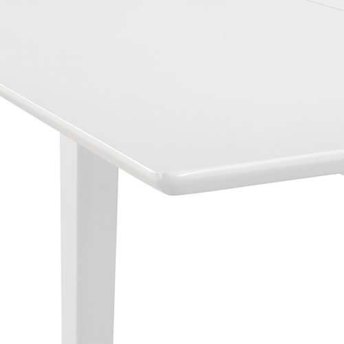 Produživi blagovaonski stol bijeli (80 - 120) x 80 x 74 cm MDF Bijela 1 Cijena