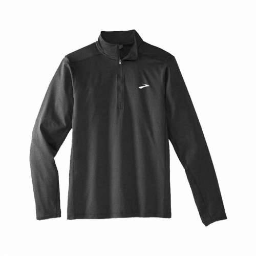 Muška Majica Dugih Rukava Brooks Dash 1/2 Zip 2.0 Crna Cijena