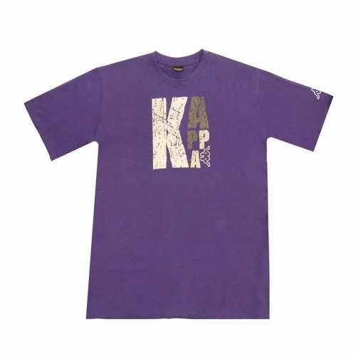 Muški Nogometni Dres Kratkih Rukava Kappa Sportswear Logo Vijoličasta Cijena