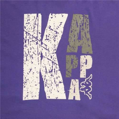 Muški Nogometni Dres Kratkih Rukava Kappa Sportswear Logo Vijoličasta Cijena