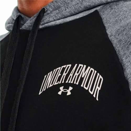 Muška Majica s Kapuljačom Under Armour  Wordmark Colorblock Crna Cijena