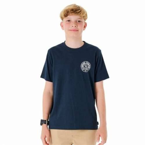 Dječje Majica Kratkih Rukava Rip Curl Stapler Mornarsko plava Cijena