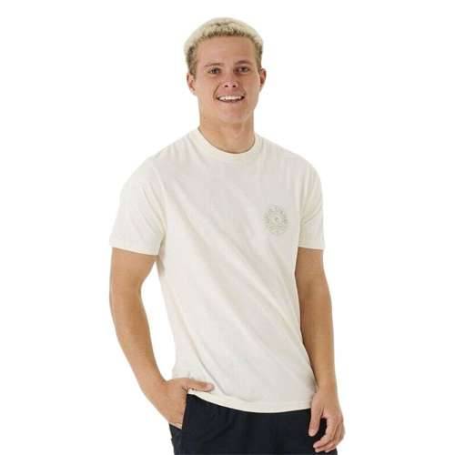 Muška Majica Kratkih Rukava Rip Curl Stapler Bijela Cijena