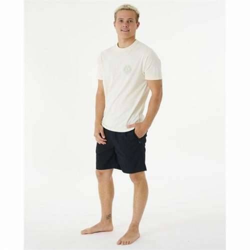 Muška Majica Kratkih Rukava Rip Curl Stapler Bijela Cijena