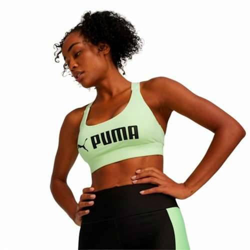 Sport-BH Puma Mid Impact fit Limeta zelena Rumena Cijena