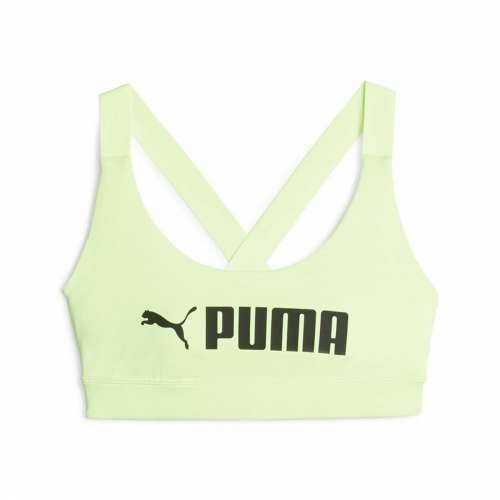Sport-BH Puma Mid Impact fit Limeta zelena Rumena Cijena