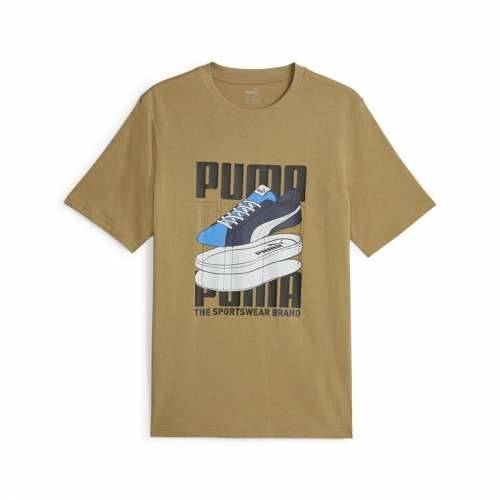 Muška Majica Kratkih Rukava Puma Graphiccs Sneaker Smeđa Cijena