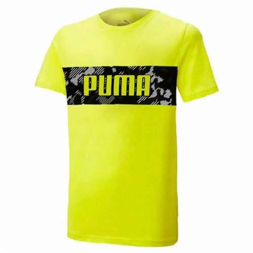 Dječje Majica Kratkih Rukava Puma Active Sports Graphic Rumena Cijena