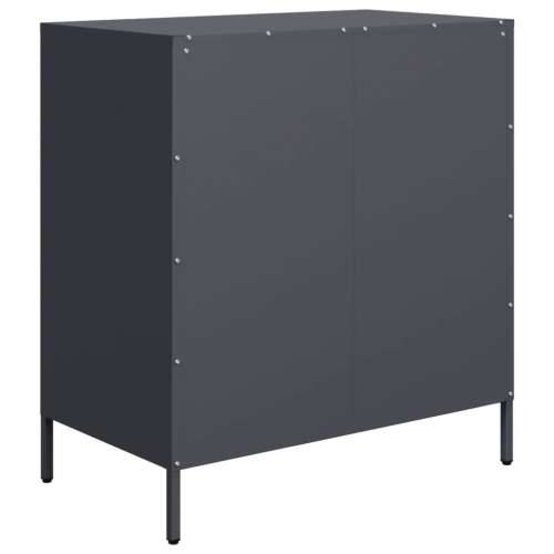 Komoda antracit 68x39x73,5 cm od hladno valjanog čelika - Antracit 1 Cijena