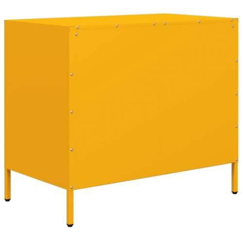 Komoda boja senfa 68x39x58,5 cm hladno valjanog čelika - Žuta 1 Cijena