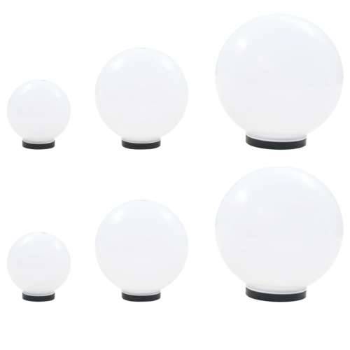6-dijelni set LED kuglastih svjetiljki 20/30/40 cm PMMA Cijena