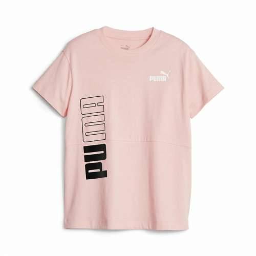Dječje Majica Kratkih Rukava Puma Power Colorblock Losos Cijena