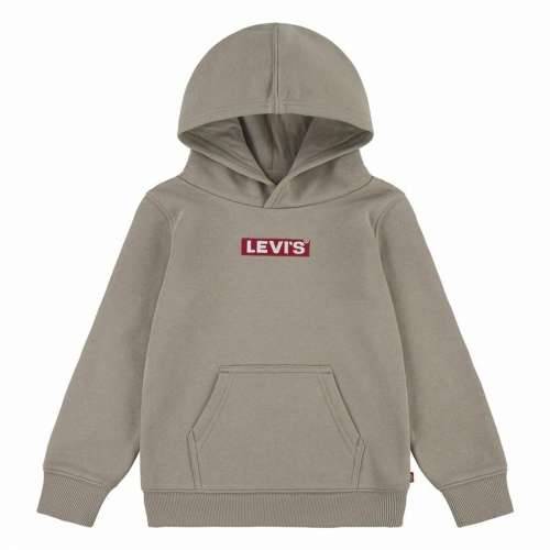Dječja Majica Levi’s Boxtab Svijetlo smeđi Cijena