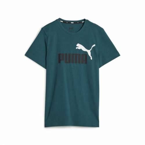 Dječje Majica Kratkih Rukava Puma Ess+ 2 Col Logo Tamnozelena Cijena