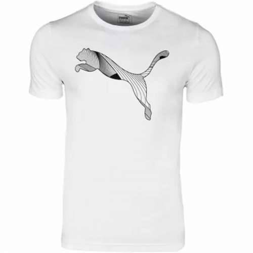 Dječje Majica Kratkih Rukava Puma Active Sports Graphic Bijela Cijena