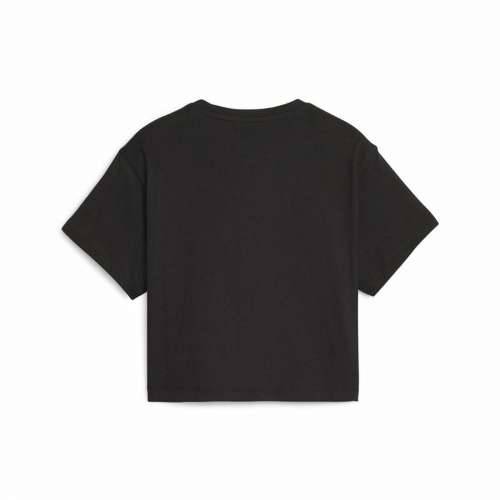 Dječje Majica Kratkih Rukava Puma Girls Logo Cropped Crna Cijena