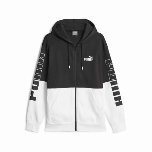 Muška Majica s Kapuljačom Puma Power Colorblock Crna Cijena