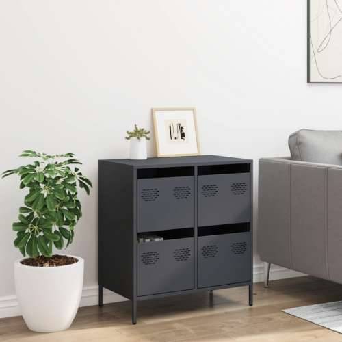 Komoda antracit 68x39x73,5 cm od hladno valjanog čelika - Antracit 1 68 cm Cijena