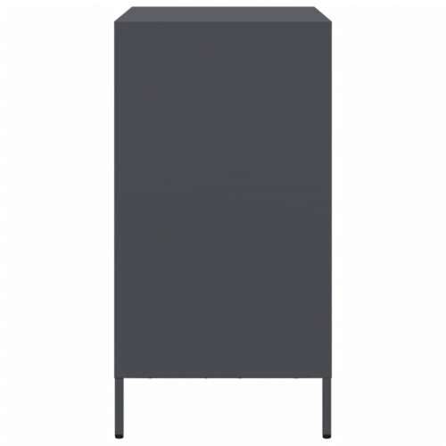 Komoda antracit 68x39x73,5 cm od hladno valjanog čelika - Antracit 1 68 cm Cijena