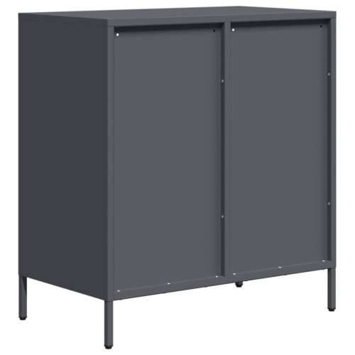 Komoda antracit 68x39x73,5 cm od hladno valjanog čelika - Antracit 1 68 cm Cijena