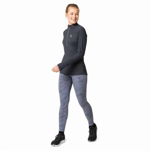 Unisex Majica Dugih Rukava Odlo 1/2 Zip Zeroweight Crna Cijena