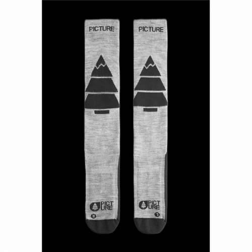 Sportske Čarape Picture  Wooling Ski Crna/Siva Tamno sivo Cijena