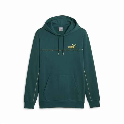 Muška Majica s Kapuljačom Puma Ess+ Minimal Gold Zelena Cijena