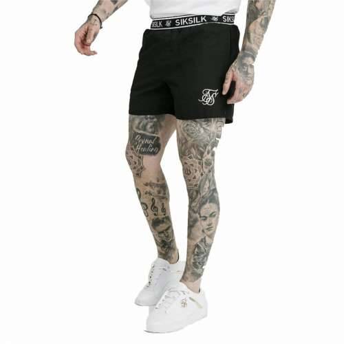 Muške Sportske Kratke Hlače SikSilk Standard Crna Cijena
