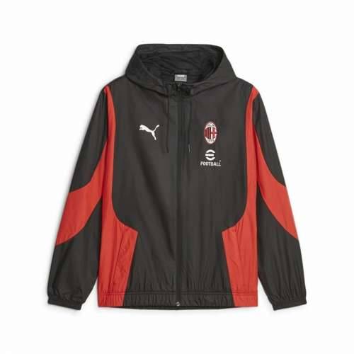 Muška Sportska Jakna Puma Ac Milan Prematch Crna Crvena Cijena