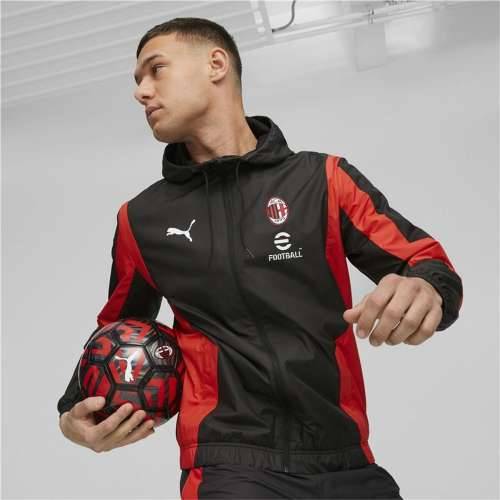 Muška Sportska Jakna Puma Ac Milan Prematch Crna Crvena Cijena