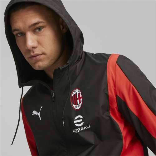 Muška Sportska Jakna Puma Ac Milan Prematch Crna Crvena Cijena