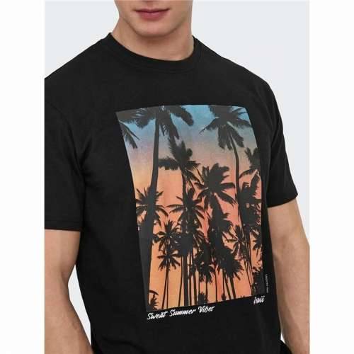 Muška Majica Kratkih Rukava Only & Sons Onskolton Reg Beach Crna Cijena