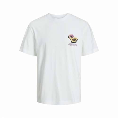 Muška Majica Kratkih Rukava Jack & Jones Jortampa Back Ss Crew Bijela Cijena