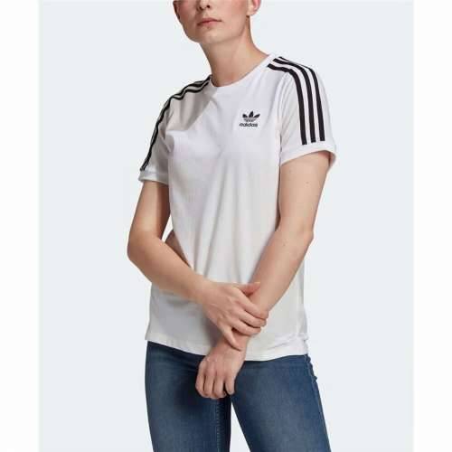 Ženska Majica Kratkih Rukava Adidas 3 stripes Bijela Cijena