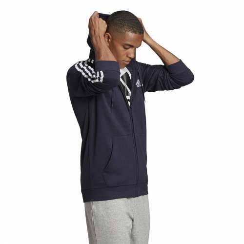 Muška Majica s Kapuljačom Adidas 3 Stripes Tamno plava Cijena