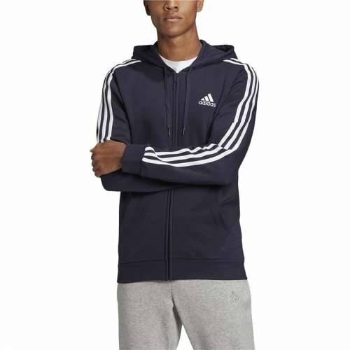 Muška Majica s Kapuljačom Adidas 3 Stripes Tamno plava Cijena