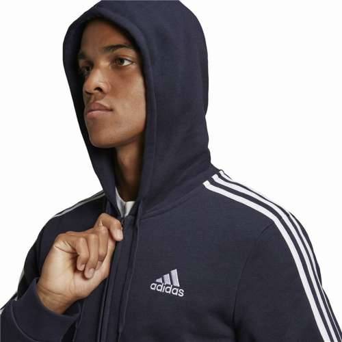 Muška Majica s Kapuljačom Adidas 3 Stripes Tamno plava Cijena