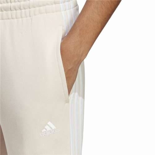 Dlhé športové nohavice Adidas Essentials 3 Stripes Bež Dama Cijena