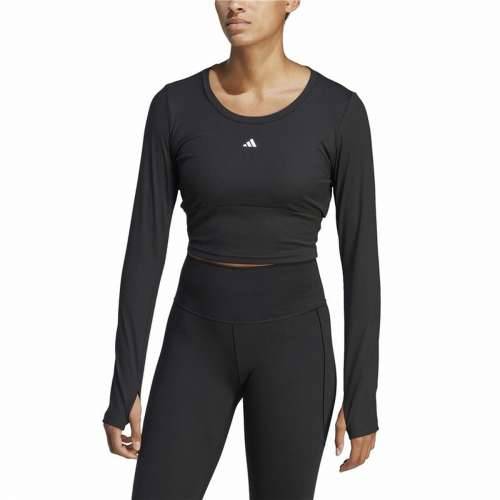 Ženska Majica Dugih Rukava Adidas Studio Crna Cijena