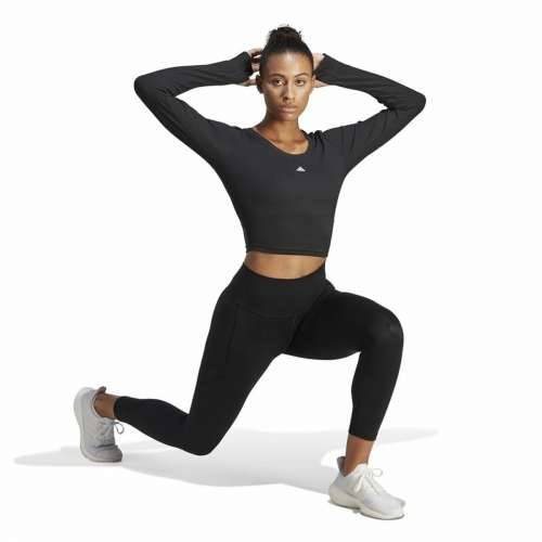 Ženska Majica Dugih Rukava Adidas Studio Crna Cijena