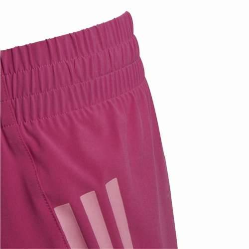 Dječke Sportske Kratke Hlače Adidas 3 Stripes Tamnoružičasta Cijena
