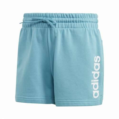 Sportske Kratke Hlače za Žene Adidas Linear Svijetlo cijan Cijena