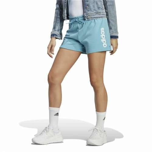 Sportske Kratke Hlače za Žene Adidas Linear Svijetlo cijan Cijena